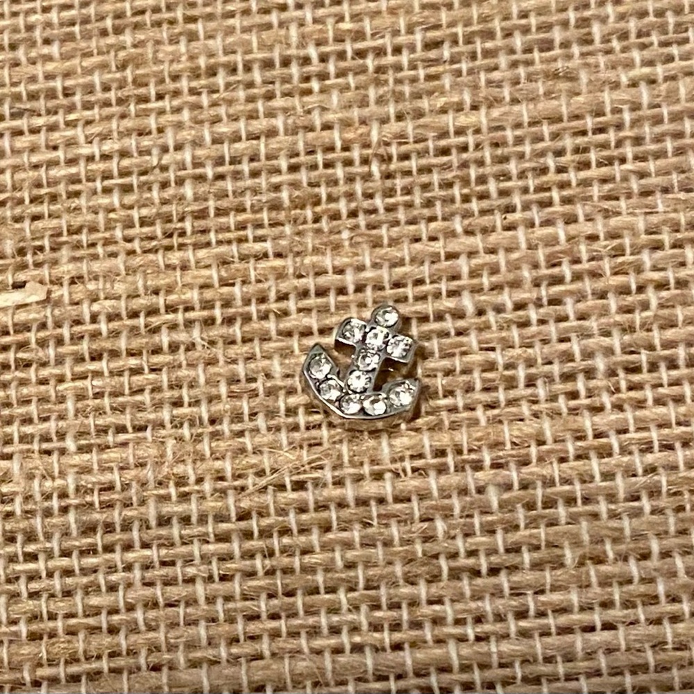 New Origami Owl Crystal Anchor Charm Retired